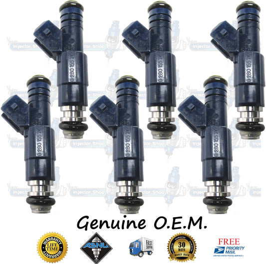 6x Genuine Cadillac 90487344 Saab 4770392 Fuel Injectors 0280155712 Bosch 3.0L DOHC V6 181CID