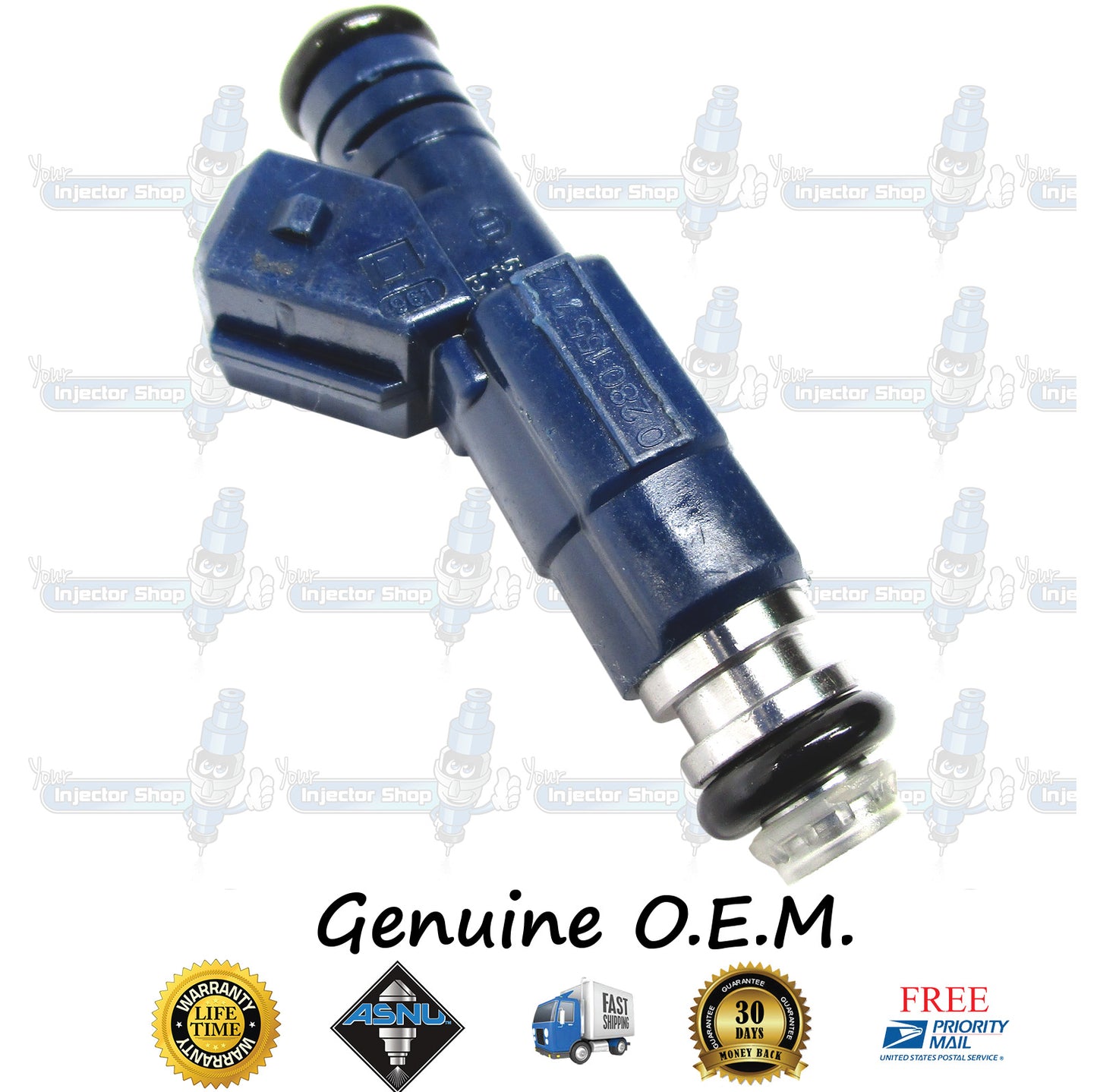 6x Genuine Cadillac 90487344 Saab 4770392 Fuel Injectors 0280155712 Bosch 3.0L DOHC V6 181CID