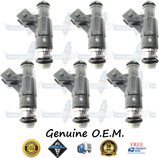 6x Genuine Ford 97JF-BA Fuel Injectors 0280155734 Bosch Vin E 4.0L SOHC V6 245CID Cologne