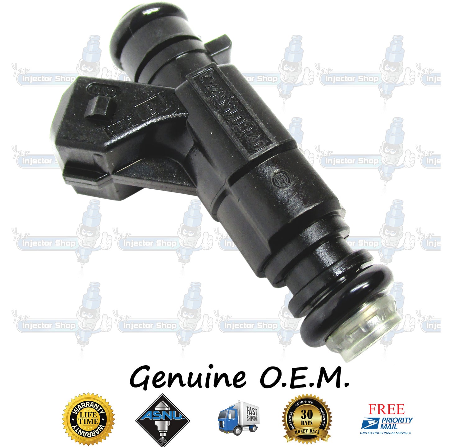 6x Genuine Mercedes Benz MB A1120780049 Fuel Injectors 0280155742 Bosch 2.8L 3.2L SOHC V6 M112 W202