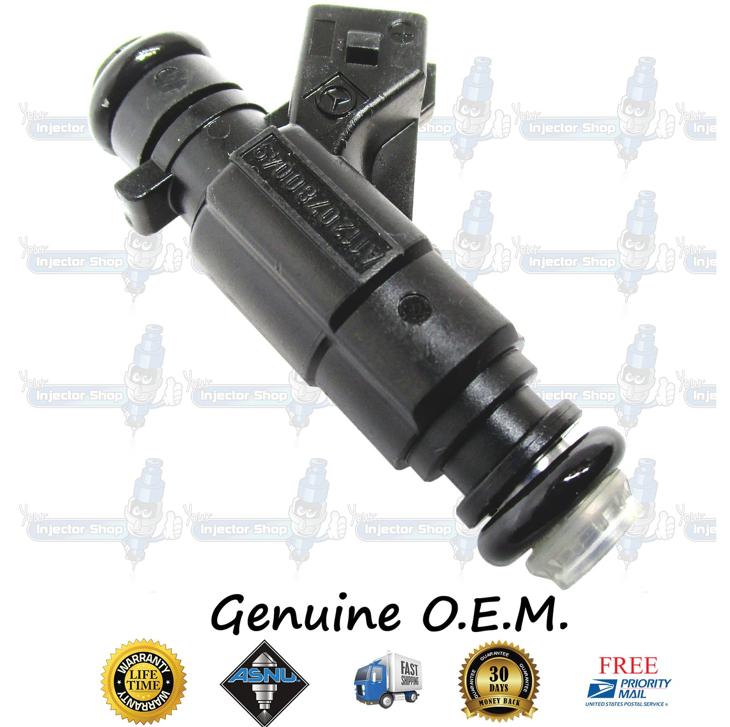 6x Genuine Mercedes Benz MB A1120780049 Fuel Injectors 0280155742 Bosch 2.8L 3.2L SOHC V6 M112 W202