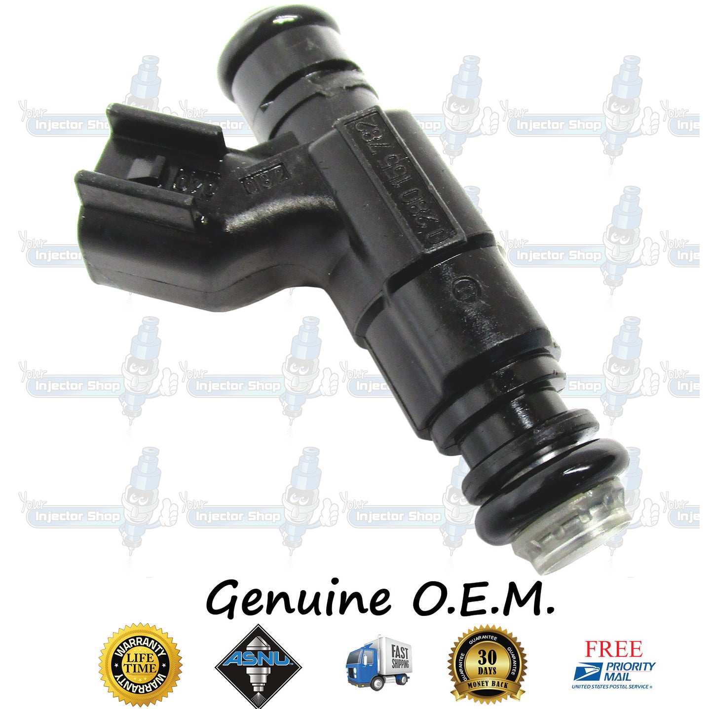 4x Genuine Mopar 04669772 Fuel Injectors 0280155782 Bosch 2.0L SOHC I4 122CID A588 ECB