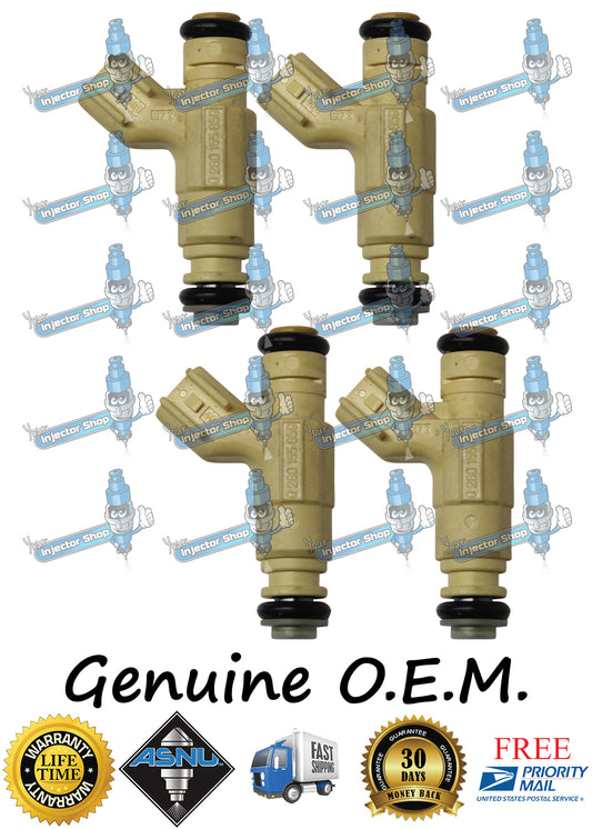 4x Genuine Ford Mazda XS4E-A5B Fuel Injectors 0280155859 Bosch 2.0L VIN P I4 121CID