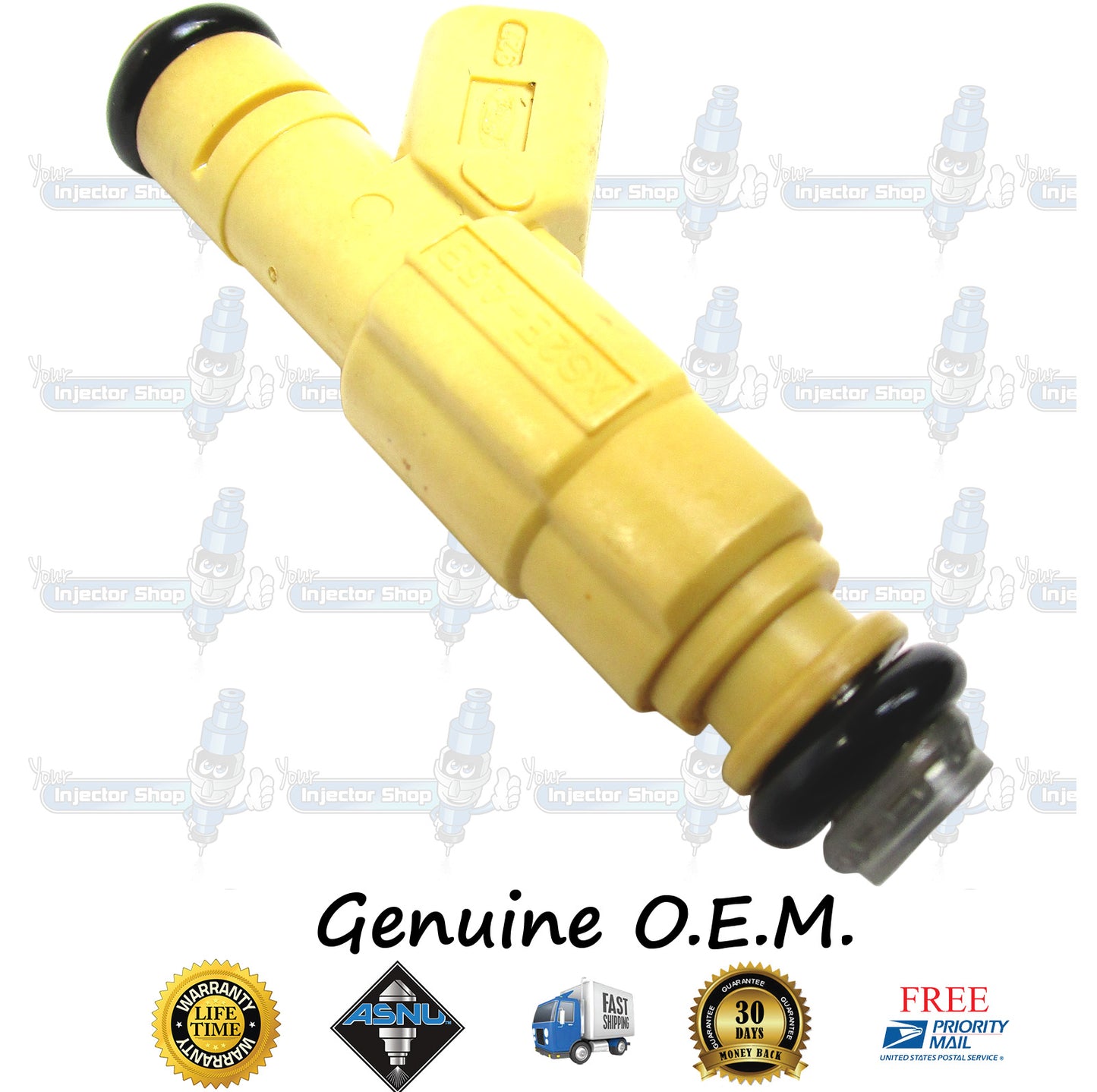 8x Genuine Mercury Ford XS2E-A5B Fuel Injectors 0280155861 Bosch 5.0L OHV V8 302CID