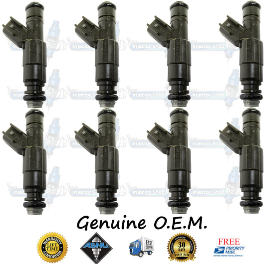8x Genuine Ford Lincoln XR3E-C5B Fuel Injectors 0280155865 Bosch 4.6L 5.4L DOHC V8