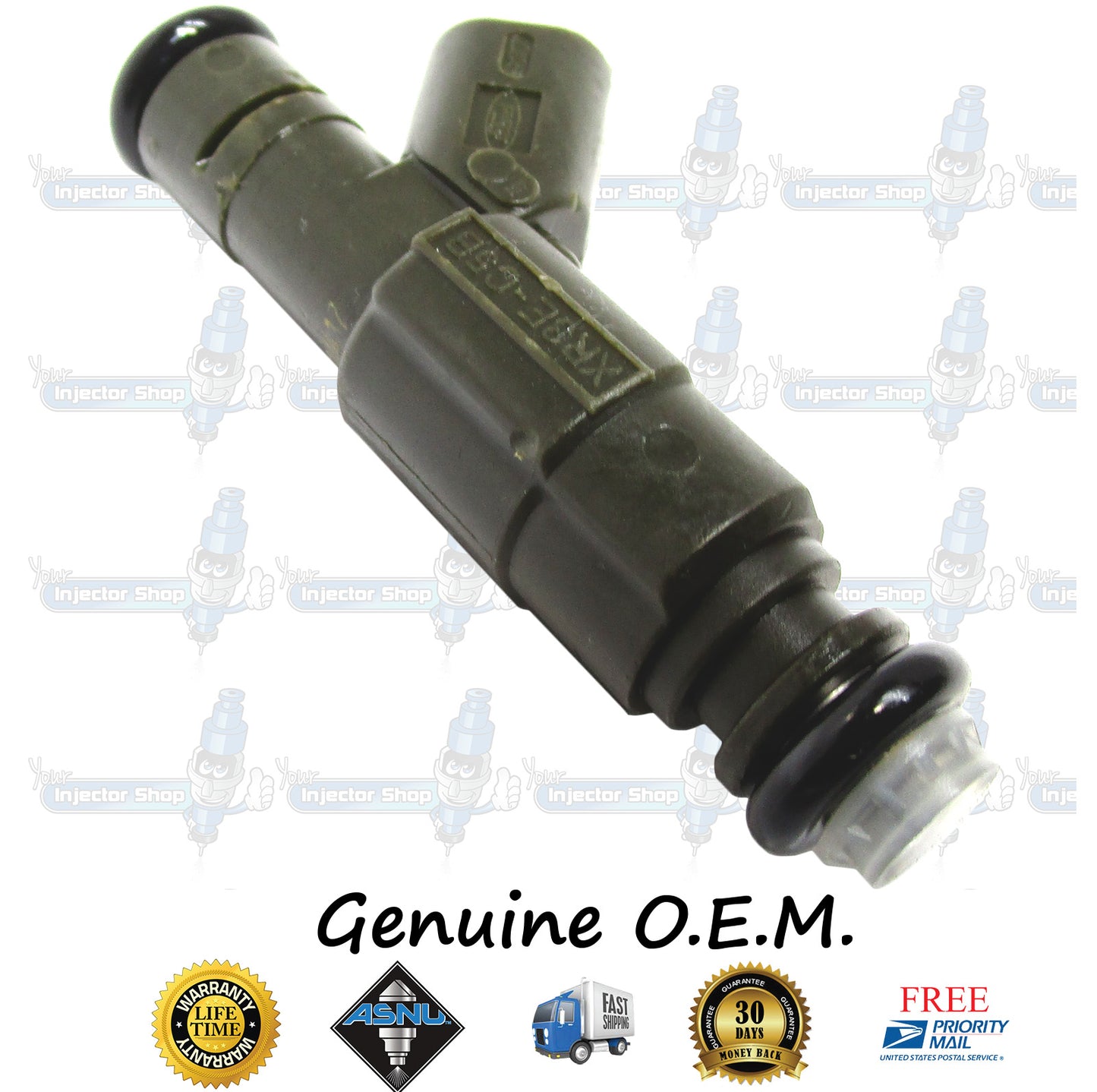 8x Genuine Ford Lincoln XR3E-C5B Fuel Injectors 0280155865 Bosch 4.6L 5.4L DOHC V8
