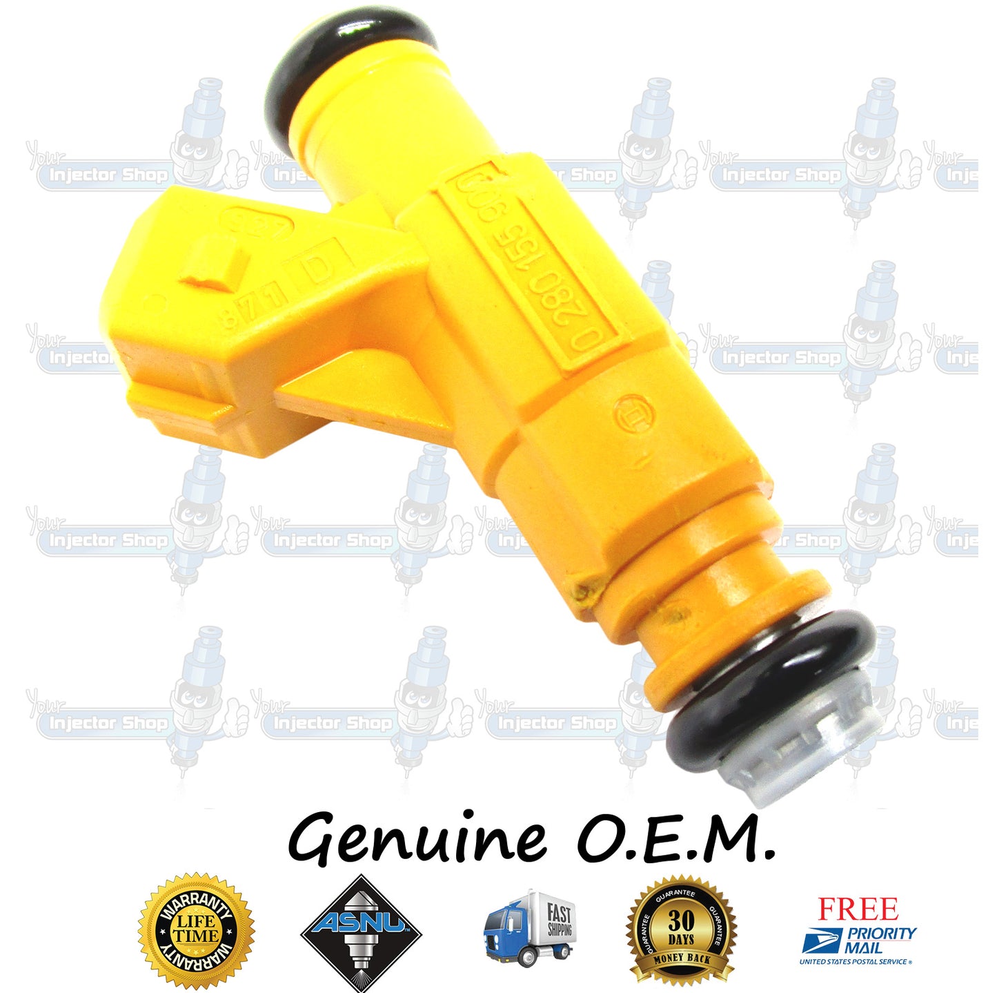 6x Genuine Ford Mercury XL2E-A1C Fuel Injectors 0280155900 Bosch 4.0L SOHC V6