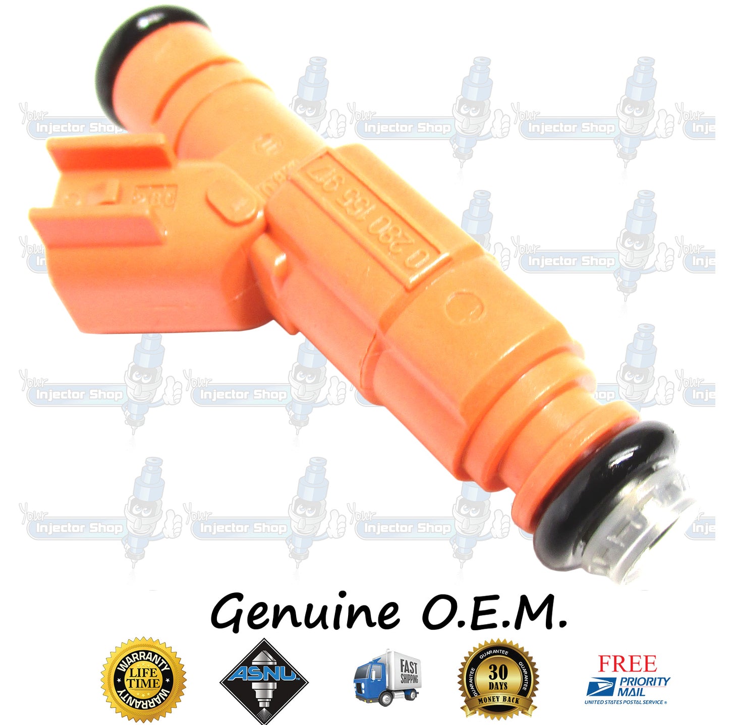 10x Genuine Ford XL2E-C5A Fuel Injectors 0280155917 Bosch 6.8L SOHC V10 415CID