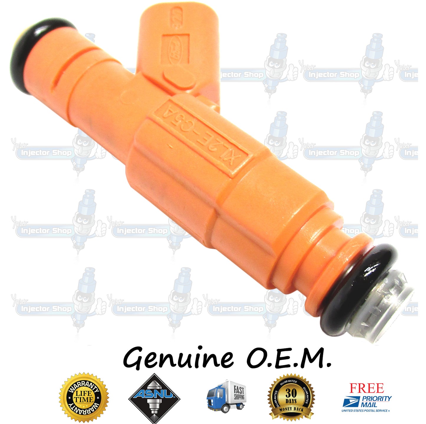 10x Genuine Ford XL2E-C5A Fuel Injectors 0280155917 Bosch 6.8L SOHC V10 415CID