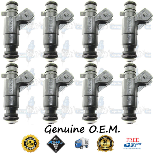 8x Genuine Audi Volkswagen VW 077133551M Fuel Injectors 0280155921 Bosch 4.2L DOHC V8