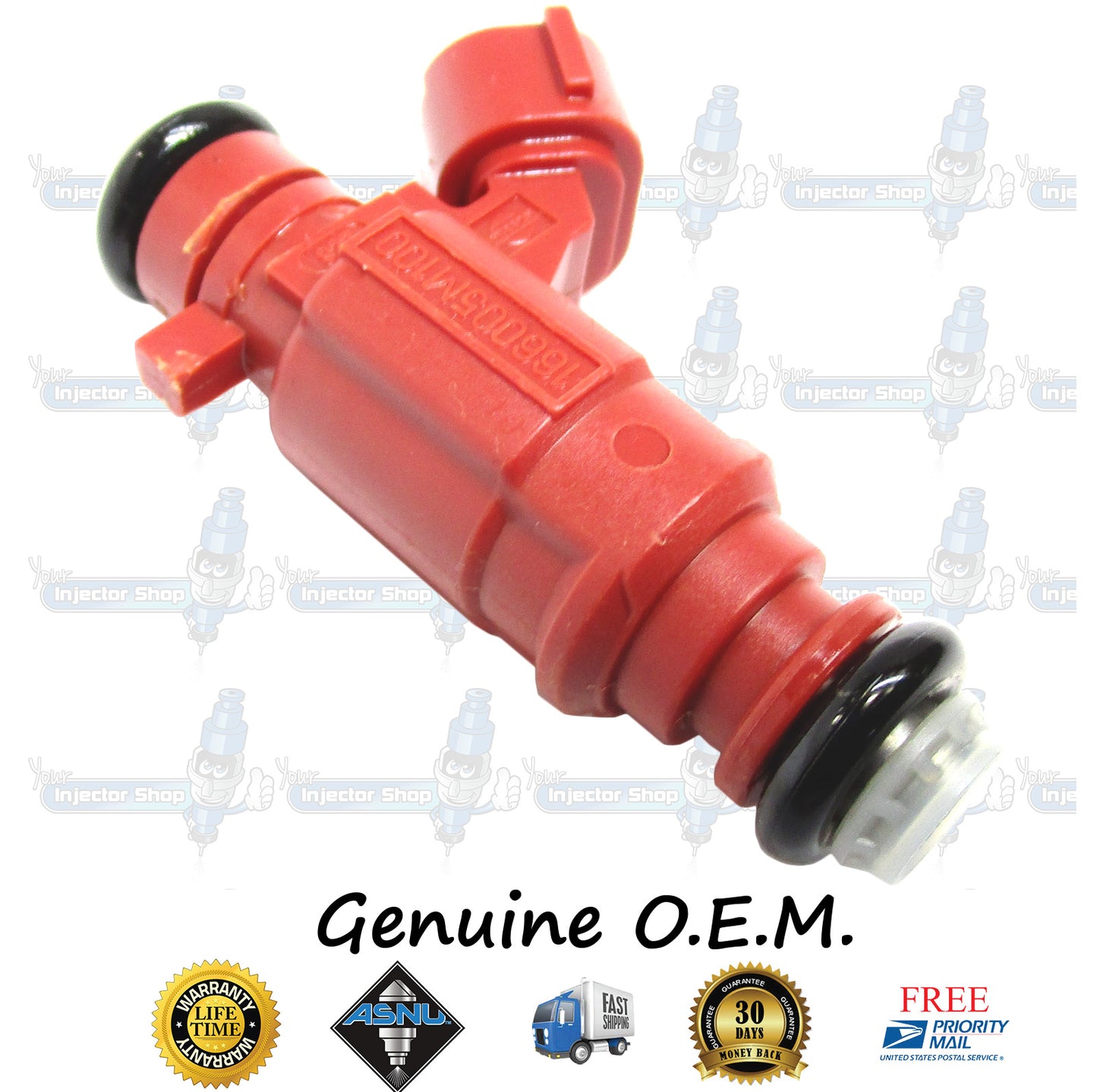 4x Genuine Nissan Fuel Injectors 16600-5M100 Bosch 0280155937 Sentra 1.6L 1.8L DOHC QG18-DE