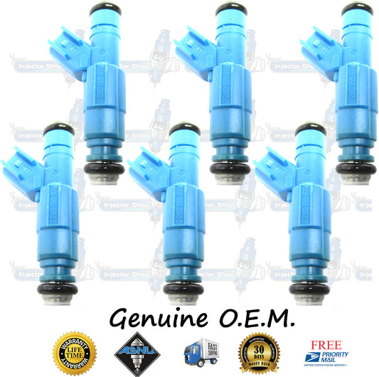 6x Genuine Mopar Jeep Dodge 53031099 Fuel Injectors 0280155972 Bosch 3.7L SOHC V6