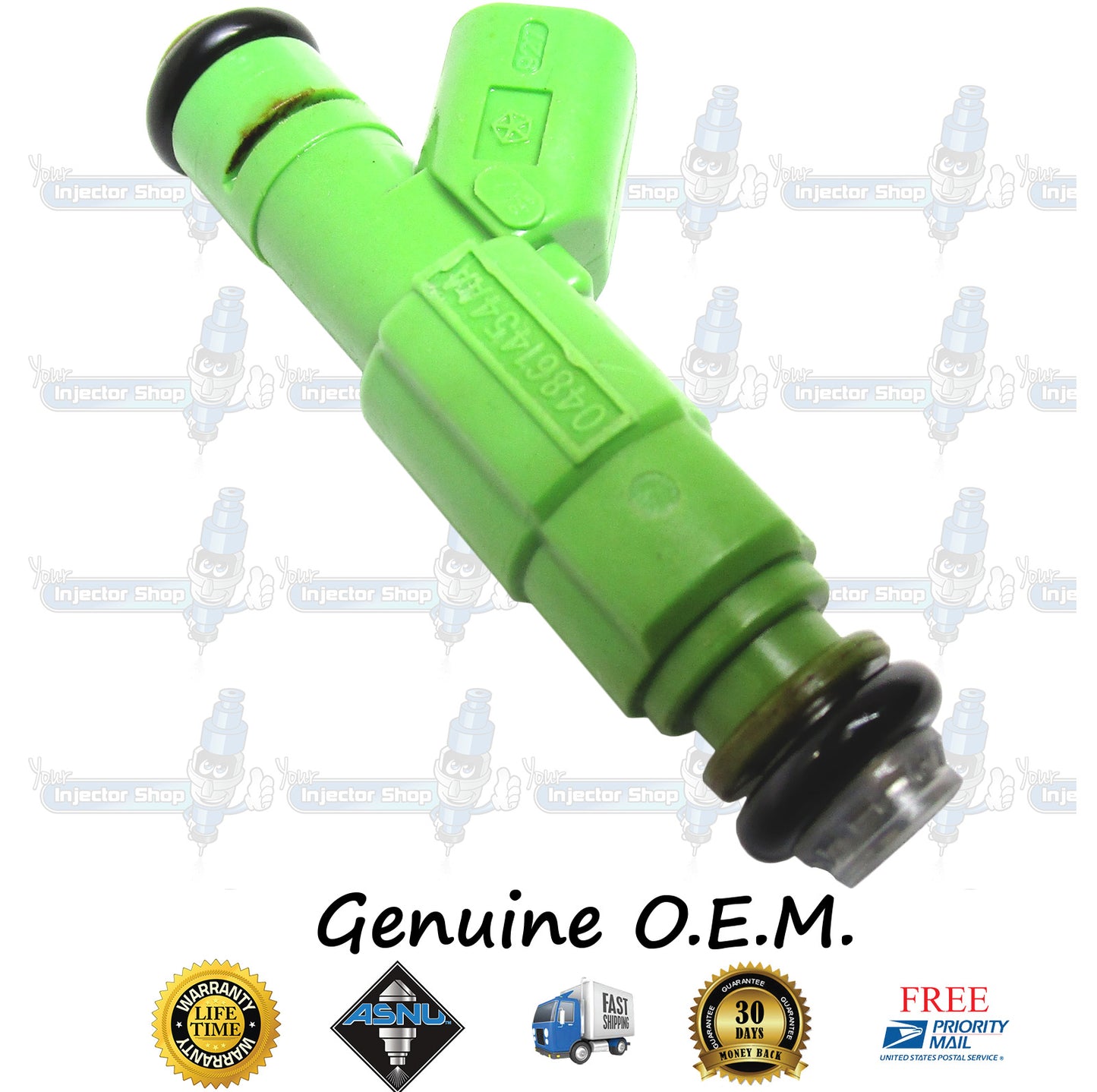 6x Genuine Mopar Chrysler Dodge 04861454AA Fuel Injectors 0280156007 Bosch 3.3L OHV V6 201CID