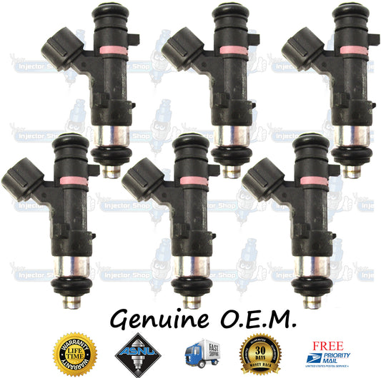 6x Genuine Nissan Fuel Injectors 16600-7S000 Bosch 0280158007 4.0L DOHC V6