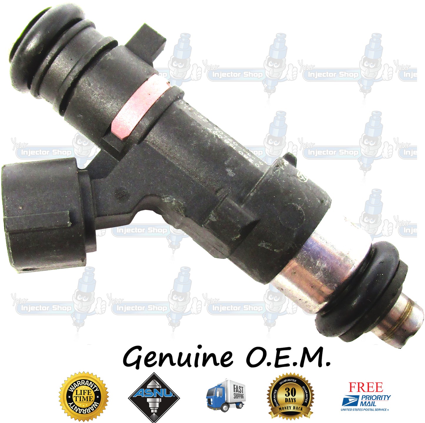 8x Genuine Nissan Fuel Injectors 16600-7S000 Bosch 0280158007 5.6L DOHC V8