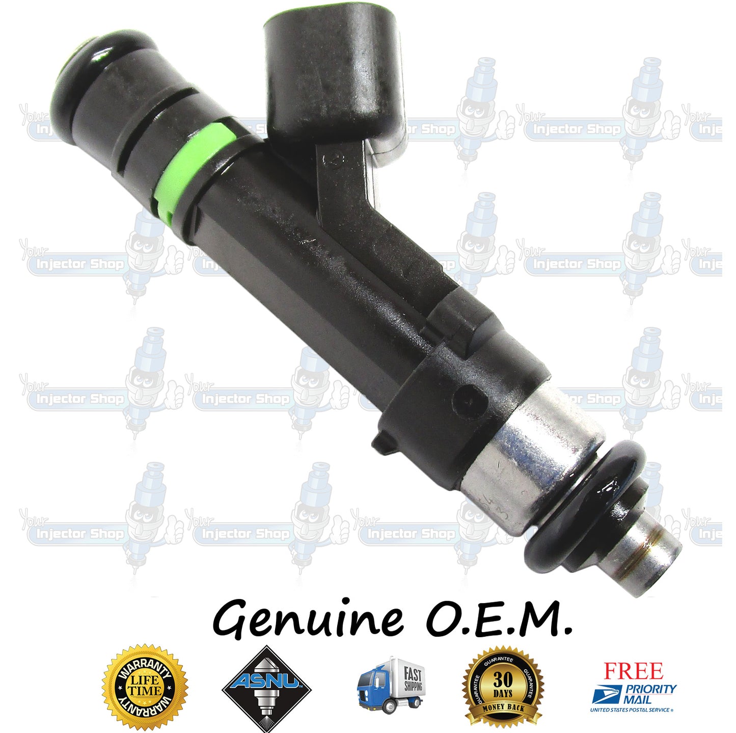 6x Genuine Ford Fuel Injectors 6E5E-A5B Bosch 0280158075 3.0L DOHC V6 Duratec