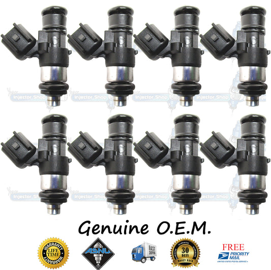 8x Genuine GM Fuel Injectors 12580579 Bosch 0280158077 5.3L DOHC V8 LS4 89017704