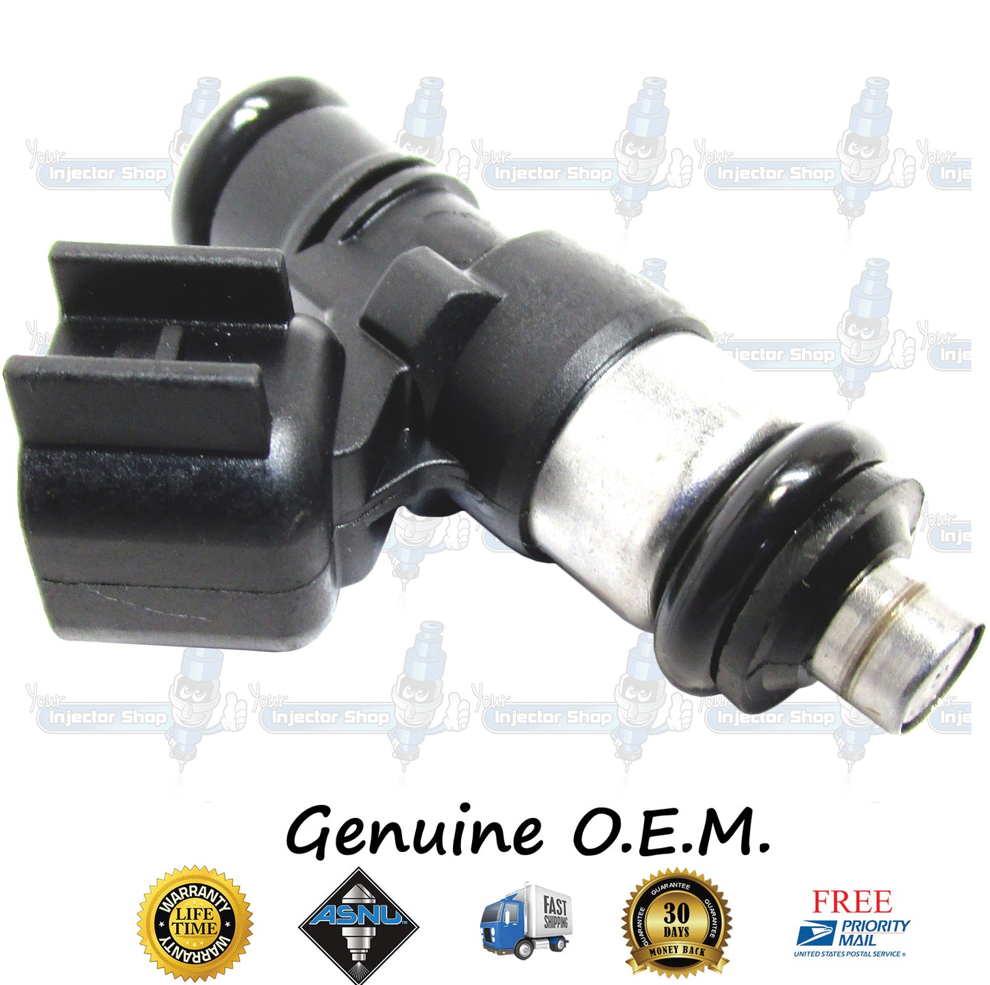 8x Genuine GM Fuel Injectors 12580579 Bosch 0280158077 5.3L DOHC V8 LS4 89017704