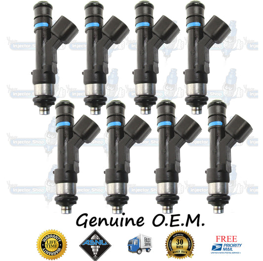 8x Genuine Ford Fuel Injectors 6W7E-A5A Bosch 0280158089 4.6L DOHC V8