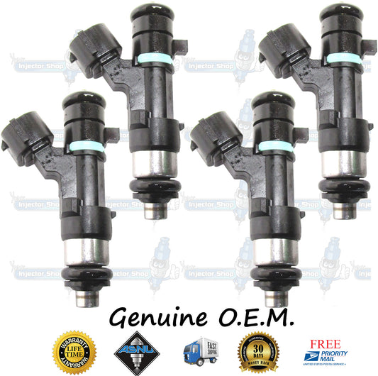 4x Genuine Nissan Fuel Injectors 16600-JA000 16600-JA00B Bosch 0280158130 2.5L DOHC QR25DE