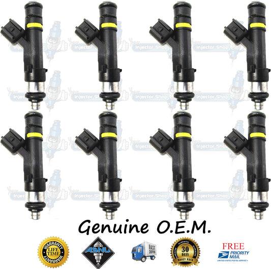 8x Genuine Ford Fuel Injectors 7C3E-AB Bosch 0280158138 5.4L SOHC Triton V8