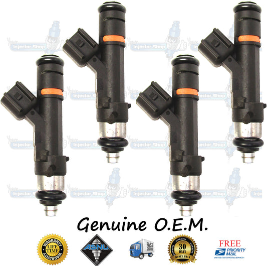 4x Genuine Ford Lincoln Fuel Injectors 8S4G-AA Bosch 0280158179 2.0L DOHC Duratec