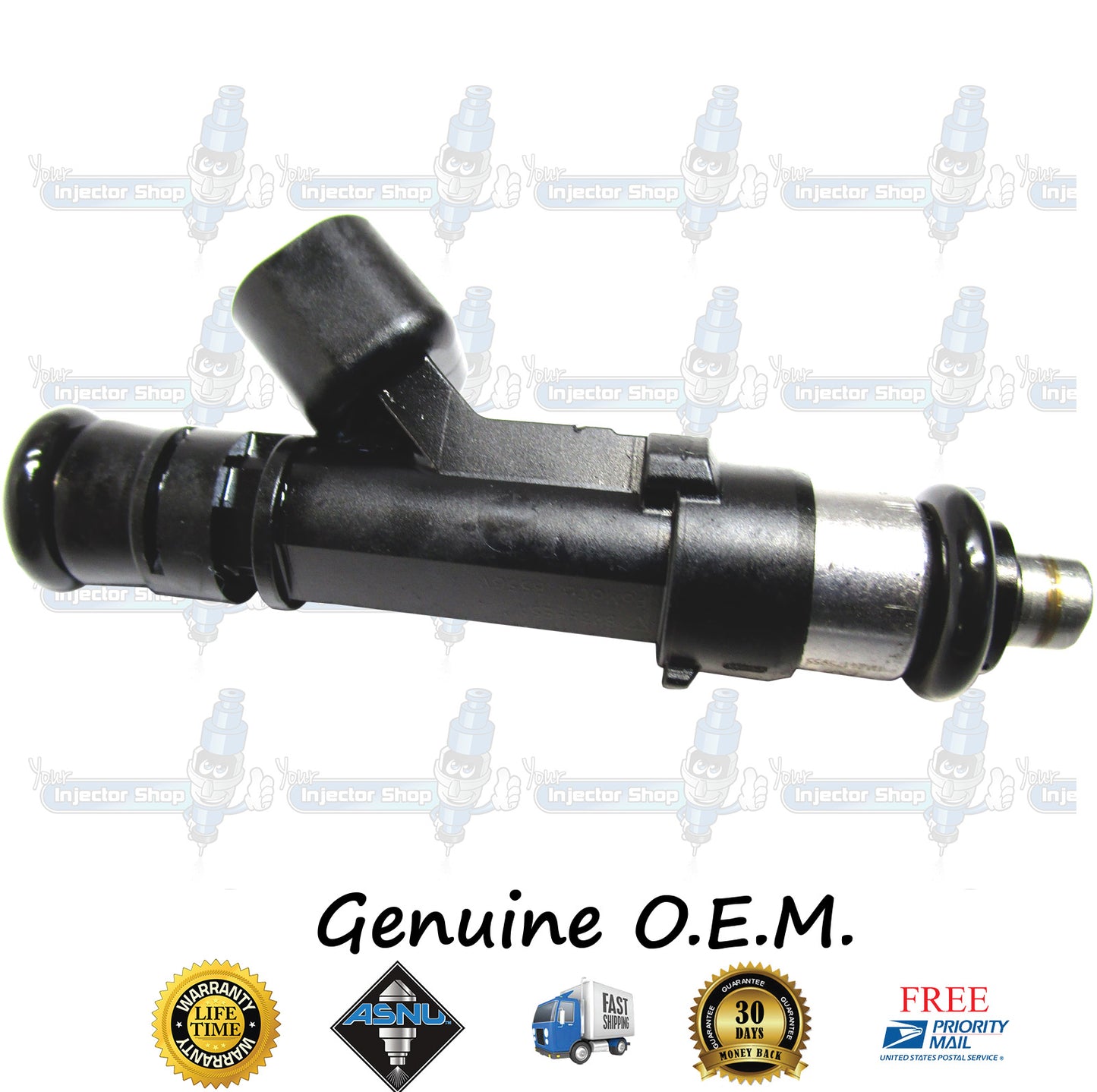 8x Genuine Ford Fuel Injectors BR3E-E5A Bosch 0280158227 5.0L Coyote DOHC V8