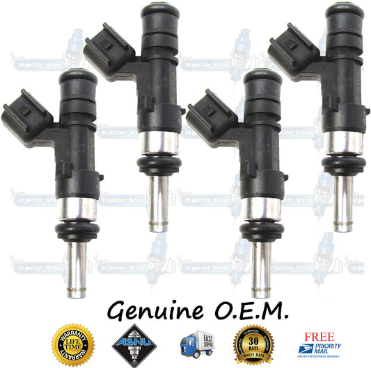 4x Genuine Fiat Mopar Fuel Injectors 04627652AA Bosch 0280158300 1.4L SOHC Turbo Multiair