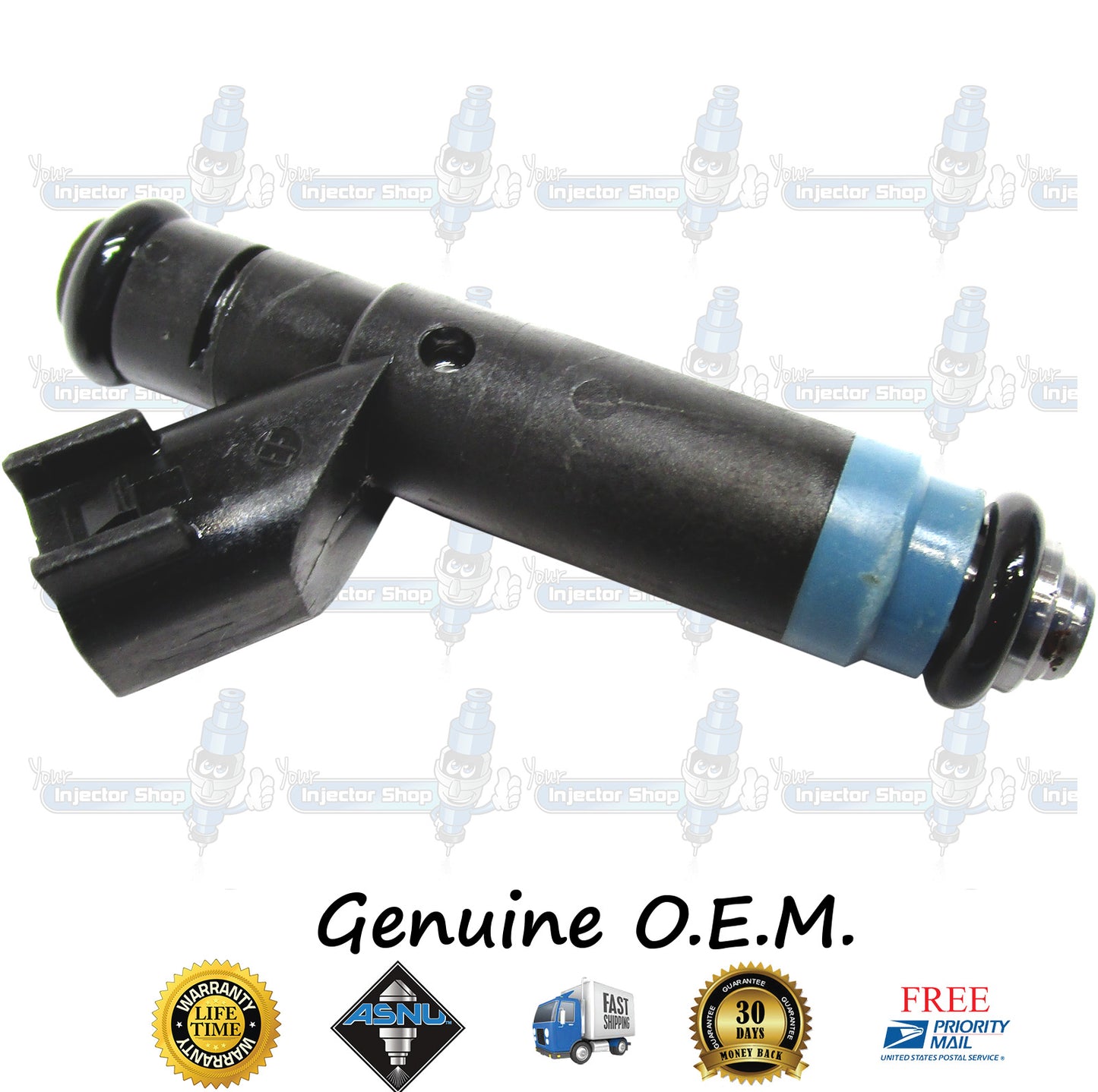 8x Genuine Mopar Fuel Injectors 04854181 Siemens Jeep Dodge 5.2L V8 Magnum