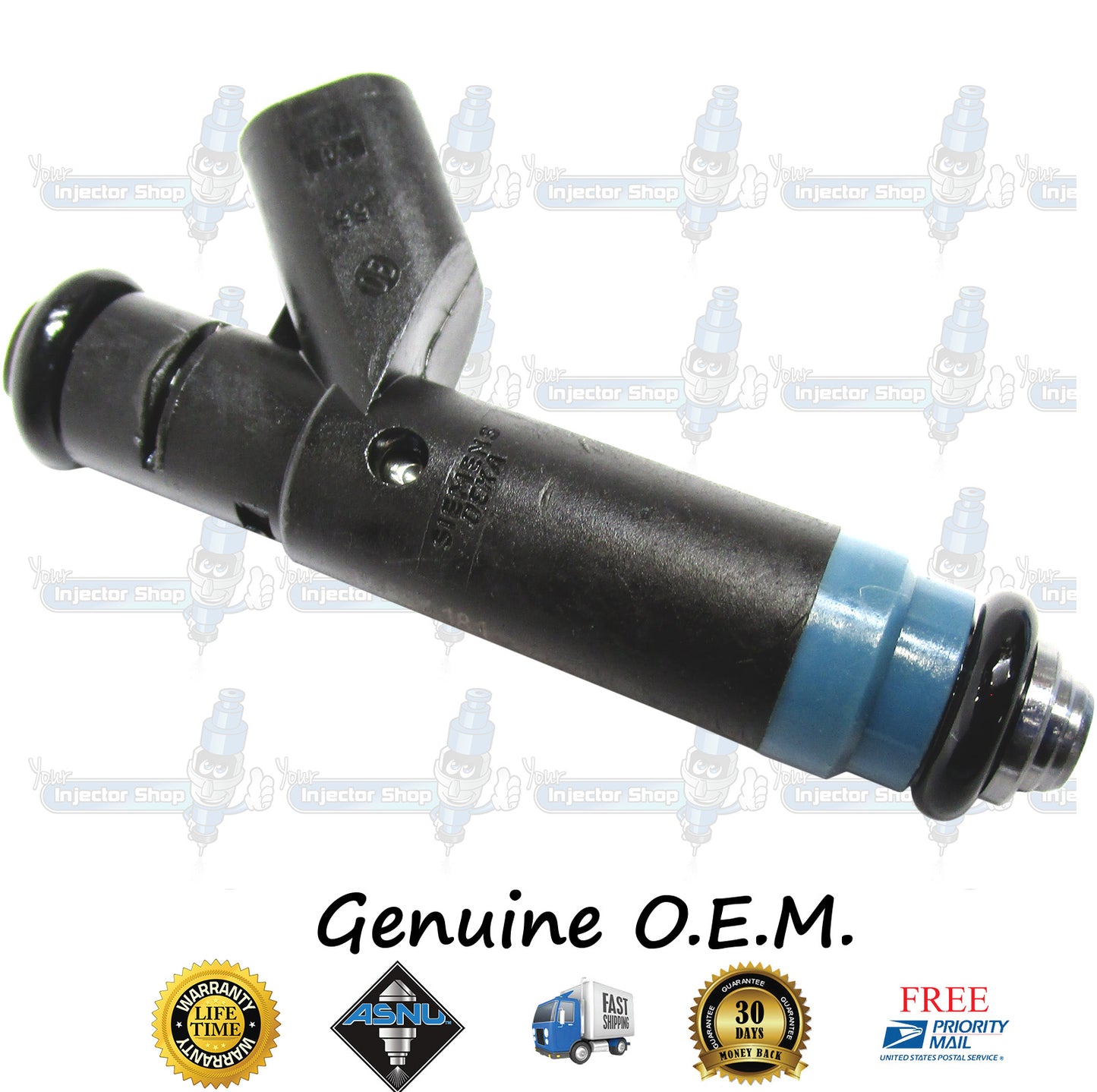 8x Genuine Mopar Fuel Injectors 04854181 Siemens Jeep Dodge 5.2L V8 Magnum