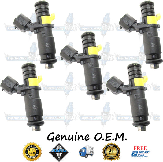 5x Genuine Volkswagen Fuel Injectors 07K906031B Siemens 2.5L I5 DOHC EA855
