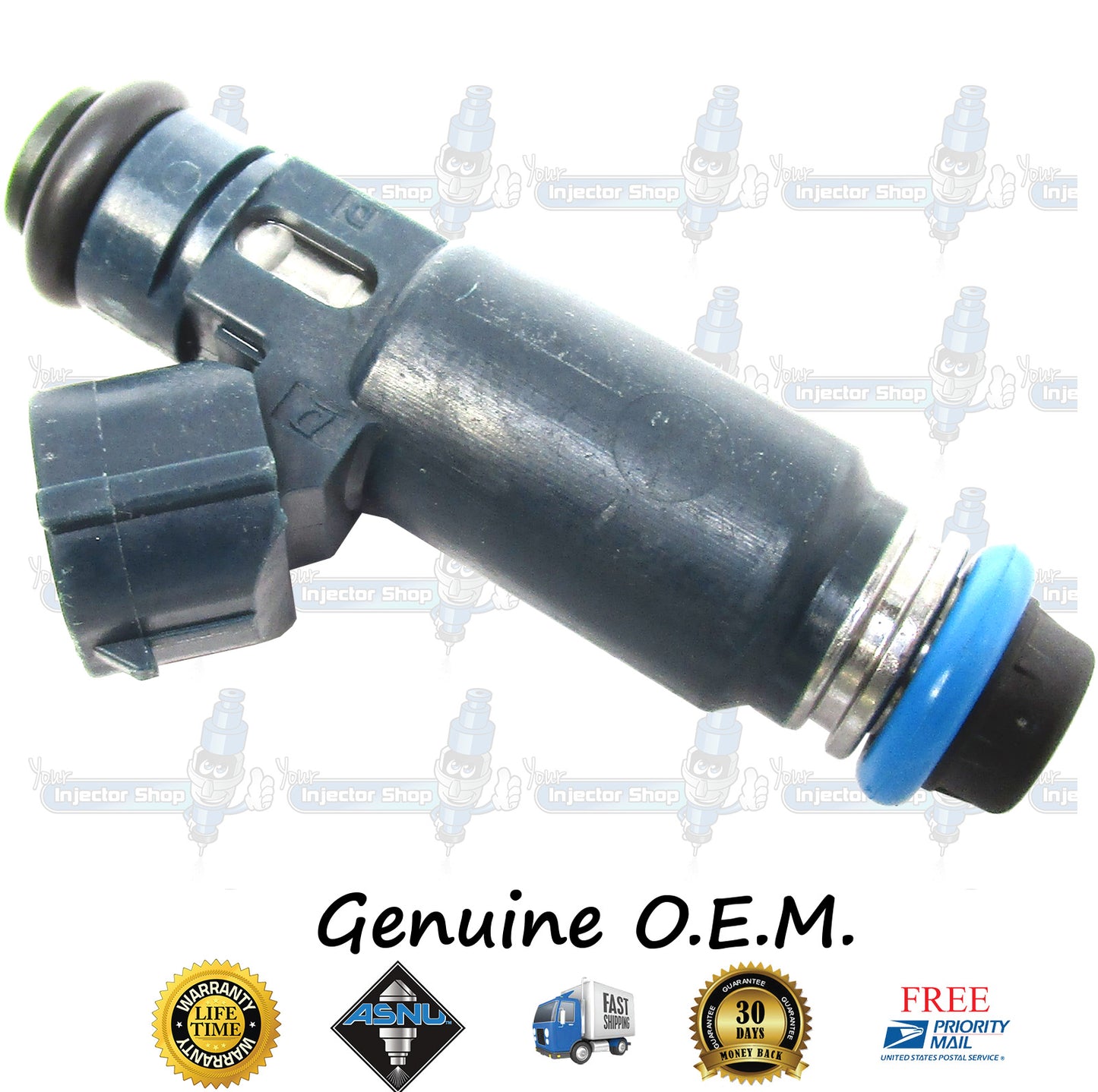 4x Genuine Nissan 16600-8J010 Fuel Injectors 195500-4390 Denso 2.5L DOHC NA QR25DE