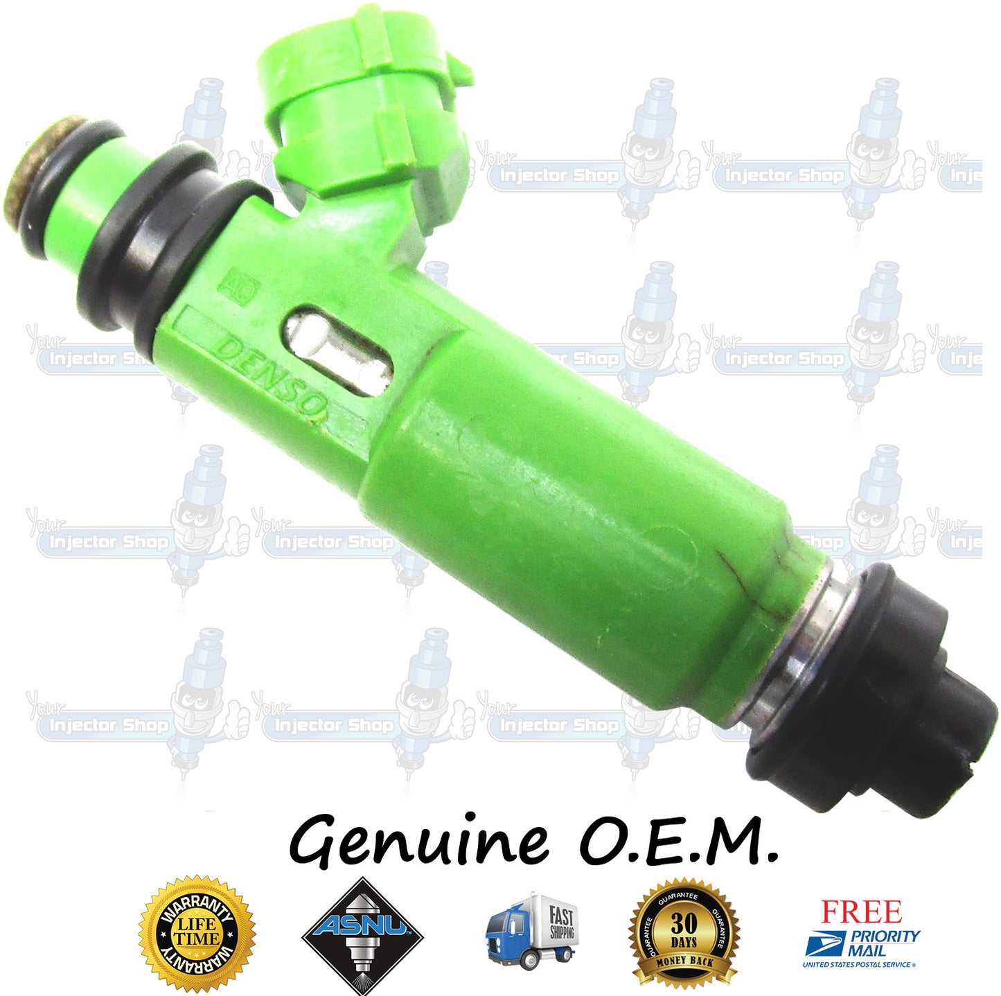 6x Genuine Mitsubishi Montero Sport Fuel Injectors MD332733 Denso 195500-3170 3.0L SOHC NA 6G72 12 Valve