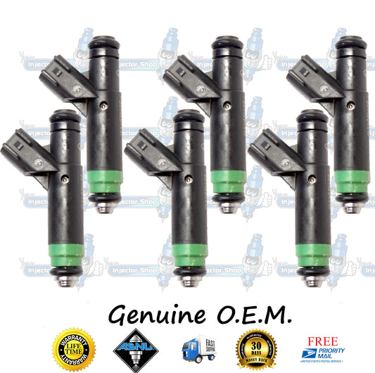 6x Genuine Ford Mazda Mercury Fuel Injectors 1F1E-D4B Siemens 3.0L OHV V6 182CID Vulcan