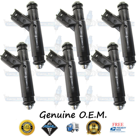 6x Genuine Ford Fuel Injectors 1F2E-B4A XF2E-C4B Siemens 3.8L OHV Essex V6