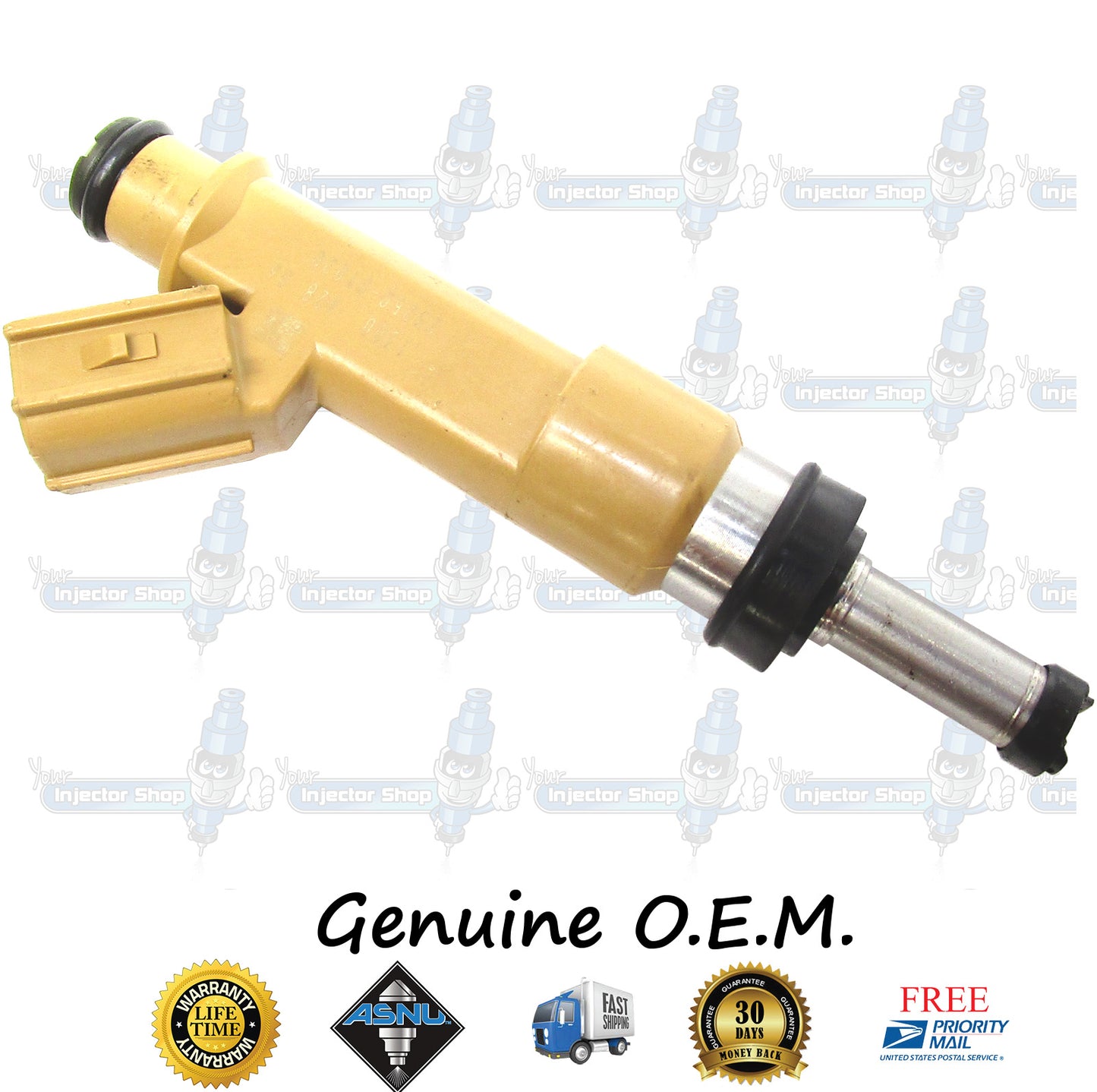 4x Genuine Toyota Fuel Injectors 23250-0T020 23250-01020 Denso 1.8L DOHC NA 2ZR-FE