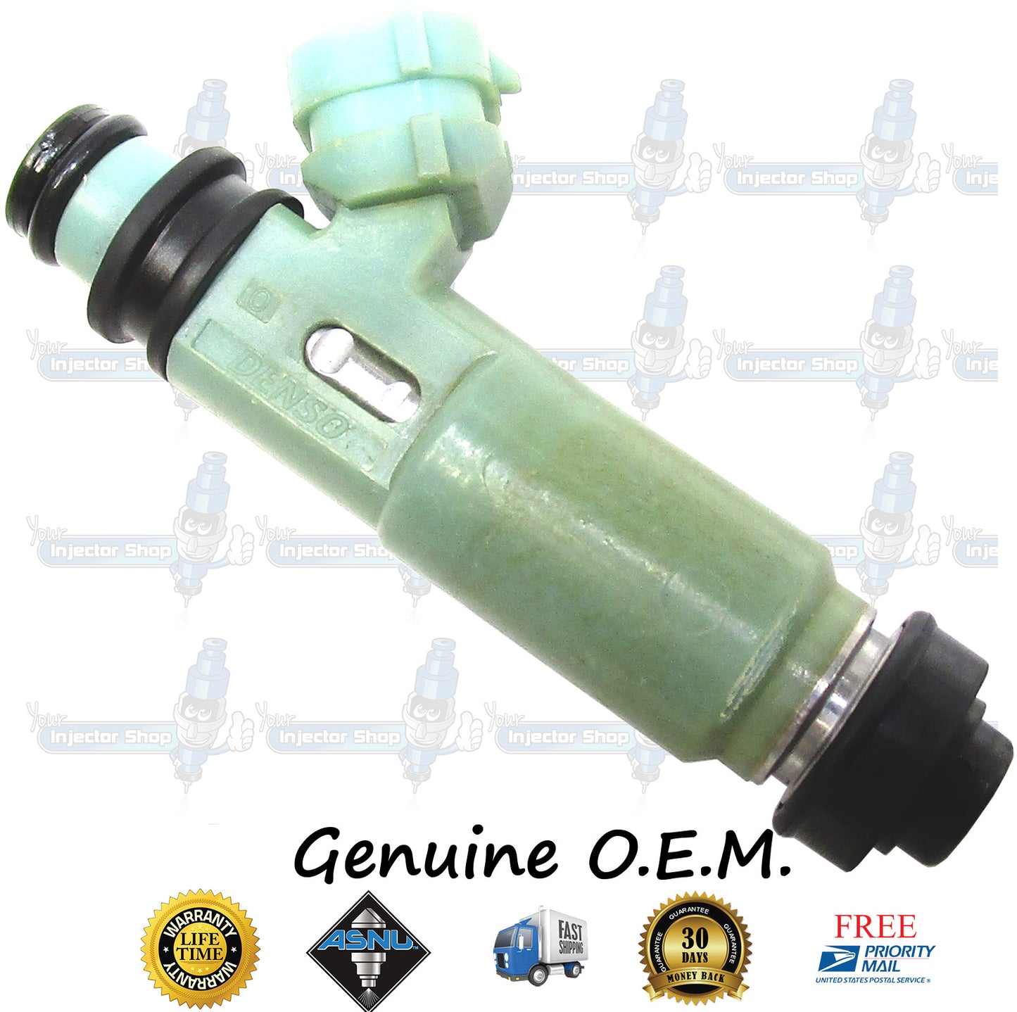 4x Genuine Toyota Fuel Injectors 195500-3790 23250-03010 Denso 2.2L DOHC NA 5S-FE California Emissions