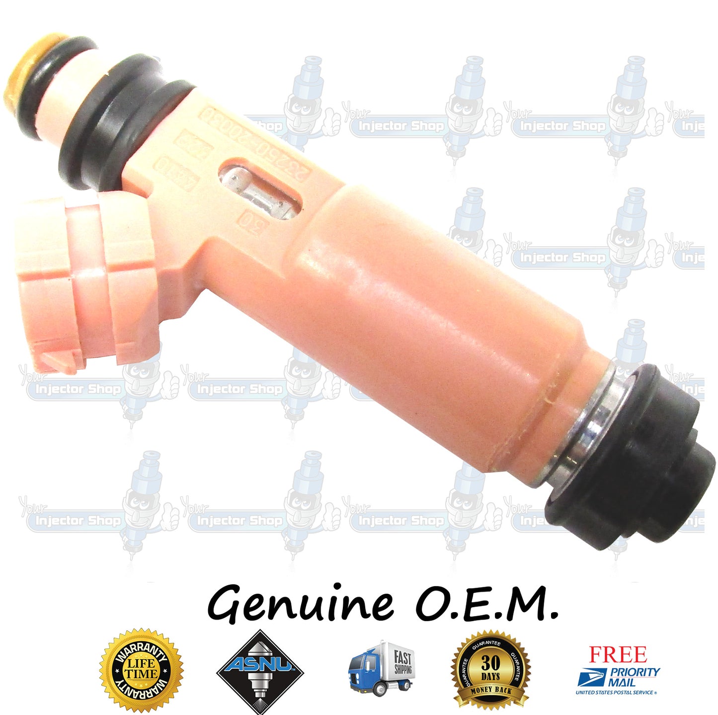6x Genuine Toyota 195500-4400 Fuel Injectors 23209-0A020 23250-20030 23209-20030 Denso 3.0L 3.3L V6 DOHC NA 3MZ-FE