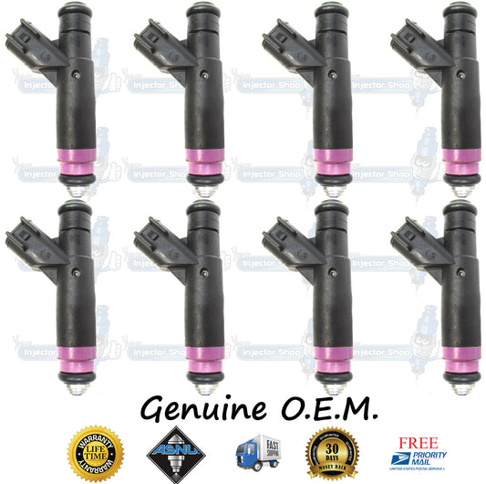 8x Genuine Lincoln Mercury Fuel Injectors 2C5E-A4A Siemens 4.6L DOHC V8 Intech