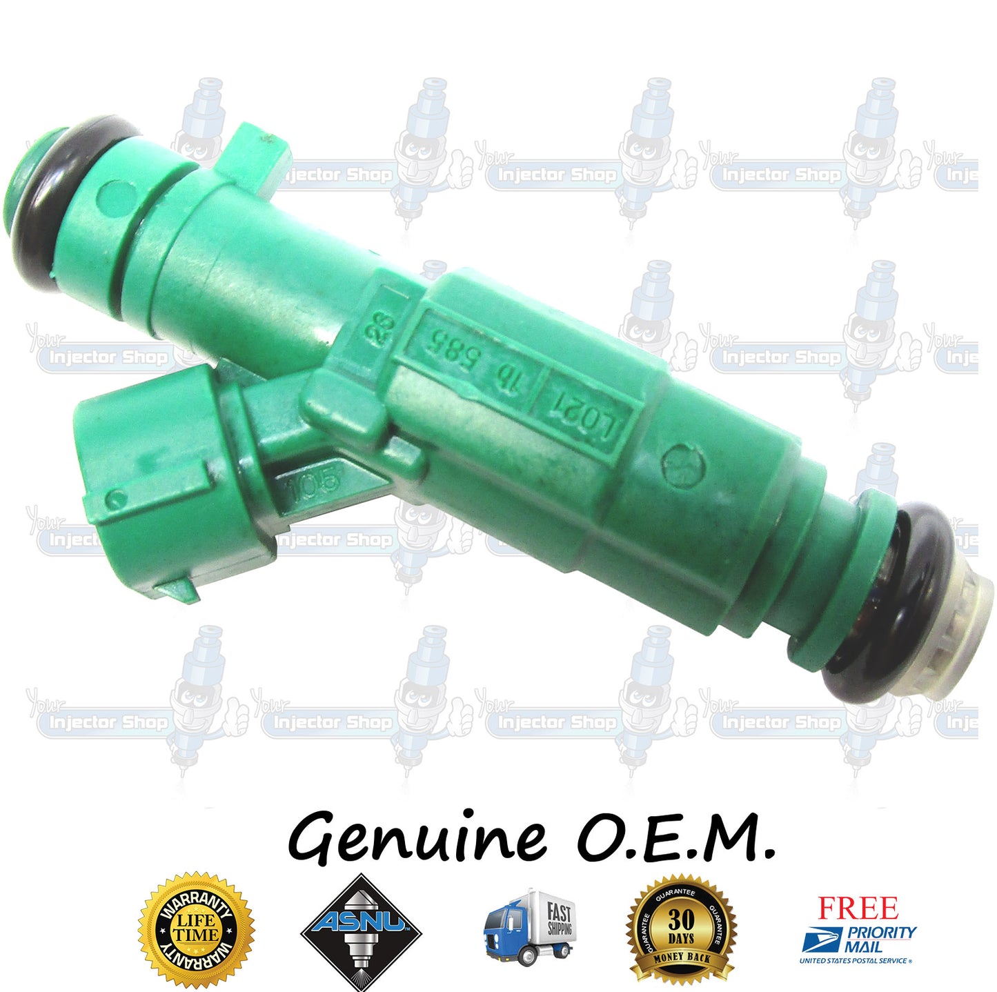 4x Genuine Hyundai Kia Fuel Injectors 35310-25200 L021 2.4L I4 G4KC Theta