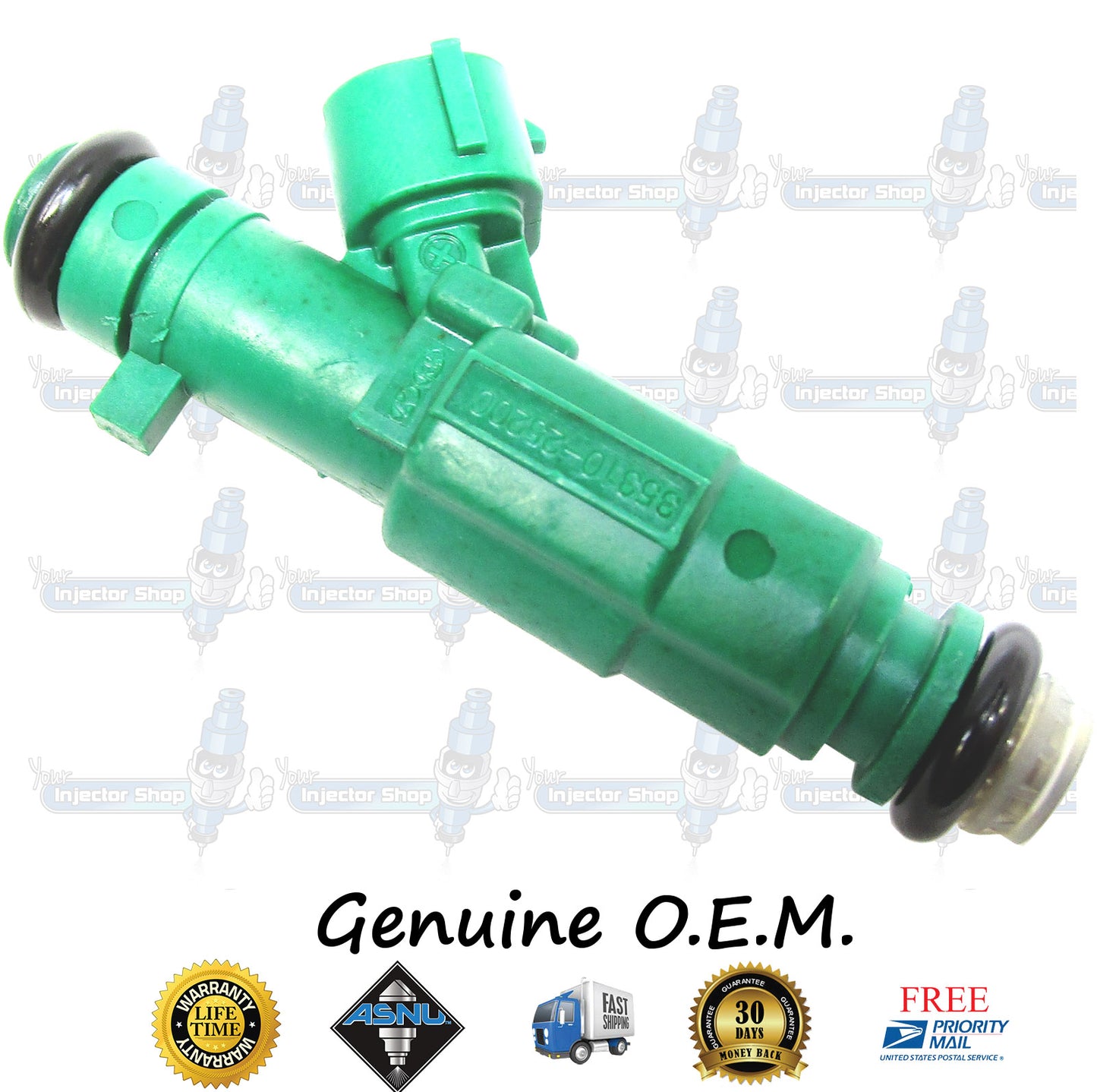 4x Genuine Hyundai Kia Fuel Injectors 35310-25200 L021 2.4L I4 G4KC Theta