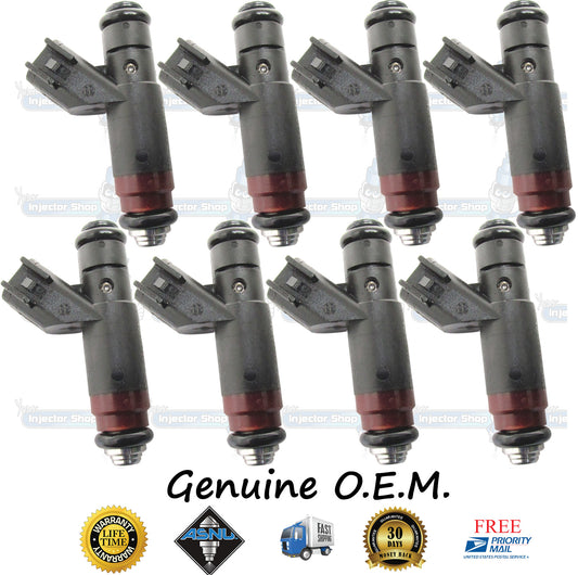 8x Genuine Ford Lincoln Fuel Injectors 3W43-AA Siemens 3.9L DOHC V8 Jaguar AJ