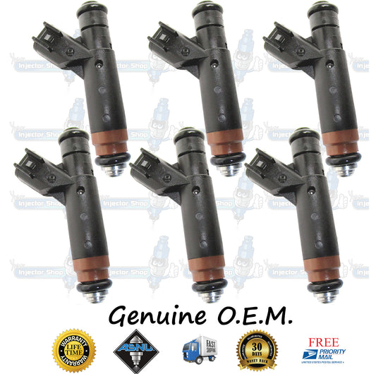 6x Genuine Ford Mercury Fuel Injectors 4L8E-A4A Siemens 3.0L DOHC V6 181CID