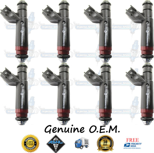 8x Genuine Mopar Dodge Jeep Fuel Injectors 53032145AA Siemens 4.7L SOHC V8 287CID PowerTech