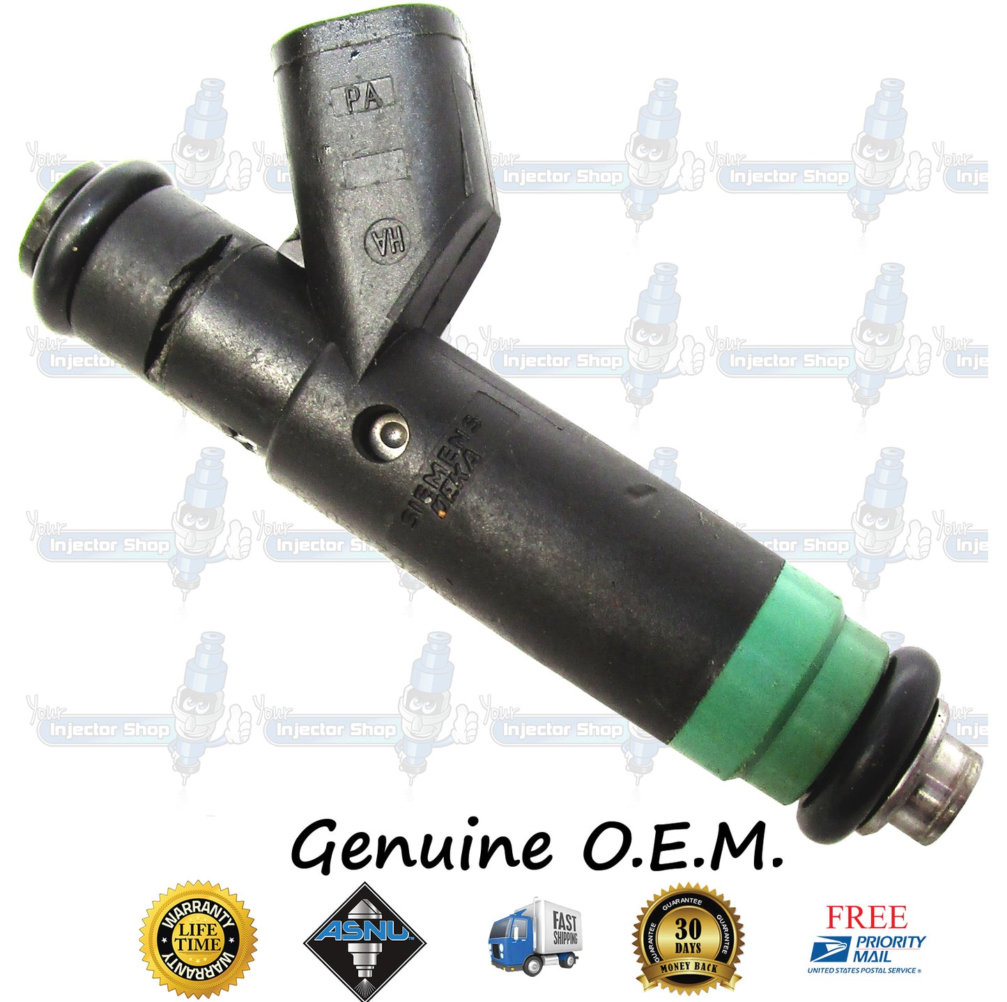 8x Genuine Mopar Dodge Jeep Fuel Injectors 53032704AB Siemens 4.7L SOHC V8 287CID PowerTech