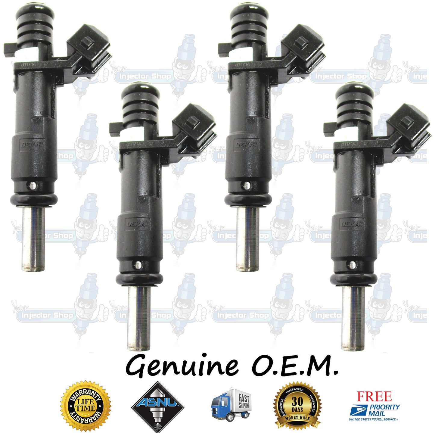 4x Genuine GM General Motors Fuel Injectors 55570284 Siemens 1.8L I4 DOHC LUW LWE