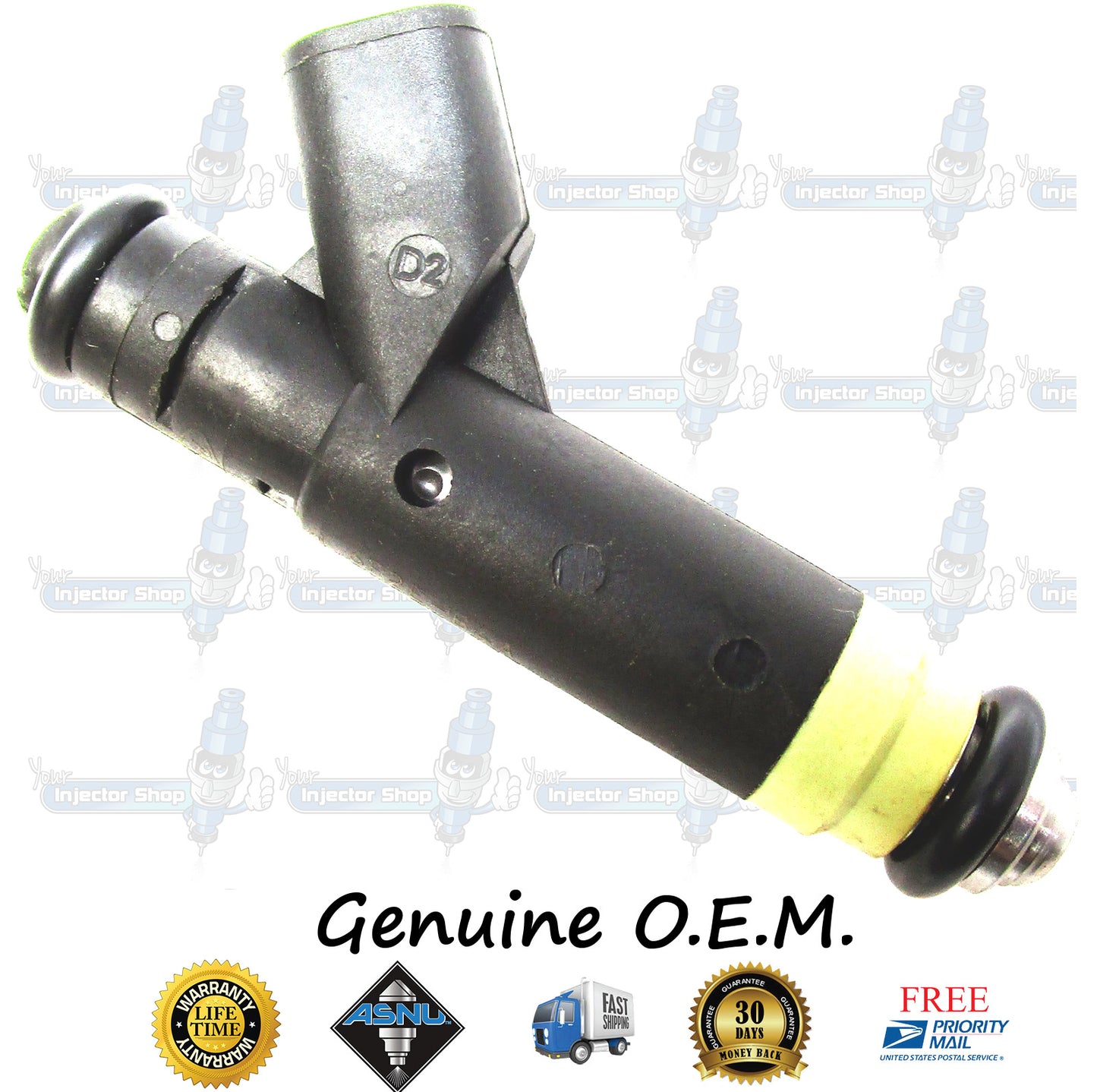 6x Genuine Ford Fuel Injectors 6F2E-B4A Siemens 3.9L 4.2L OHV V6 256CID ESG-642