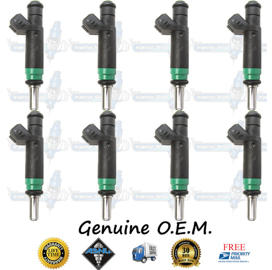 8x Genuine BMW 13-64-7-525-721 Fuel Injectors 7525721 Siemens 4.4L 4.8L DOHC N62 V8