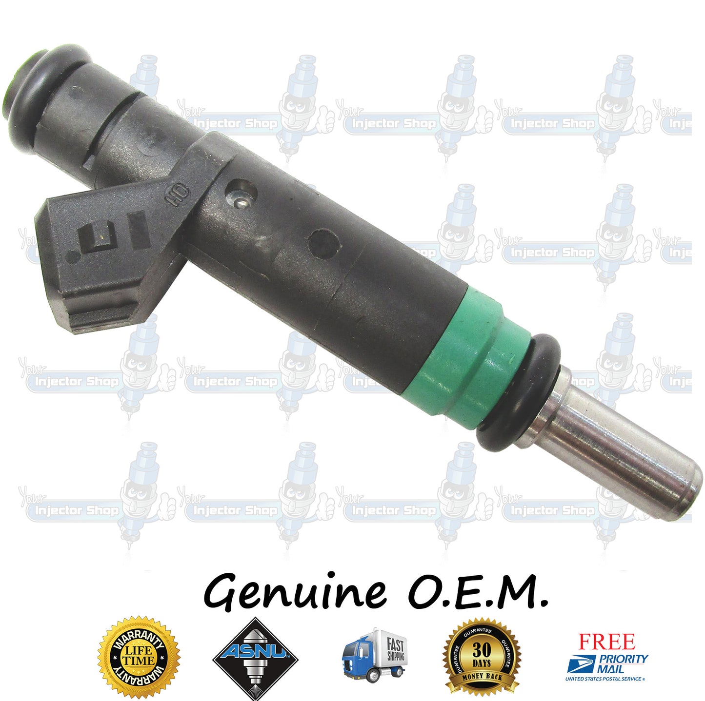 8x Genuine BMW 13-64-7-525-721 Fuel Injectors 7525721 Siemens 4.4L 4.8L DOHC N62 V8