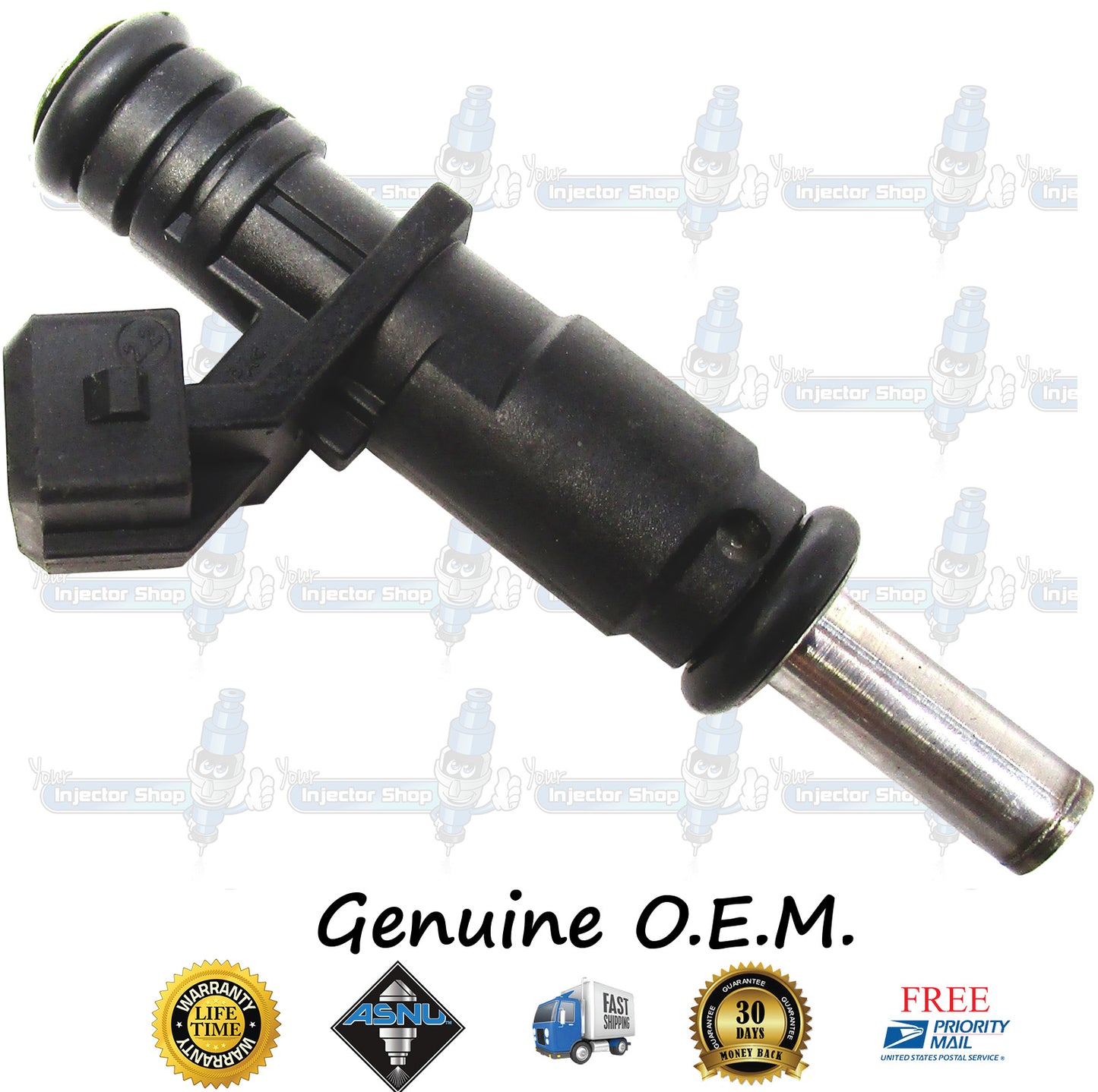6x Genuine BMW Fuel Injectors 13-53-7-531-634 7531634 Siemens 3.0L V6 DOHC N52B25 N52B30